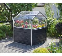 4' x 4' Palram Canopia Plant Inn Raised Bed Small Mini Greenhouse (1.18m x 1.18m)