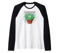 Plant Killer Succulent I Drown Plants for A Living Raglan Baseball Tee