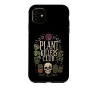 Plant Killers Club Goth Dark Botanical Lover Gift Case for iPhone 11