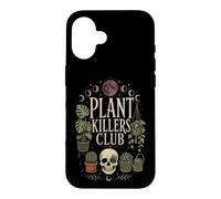 Plant Killers Club Goth Dark Botanical Lover Gift Case for iPhone 16