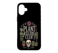 Plant Killers Club Goth Dark Botanical Lover Gift Case for iPhone 16 Plus