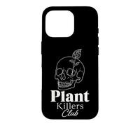 Plant Killers Club Goth Dark Botanical Lover Gift Case for iPhone 16 Pro