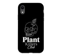 Plant Killers Club Goth Dark Botanical Lover Gift Case for iPhone XR