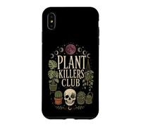 Plant Killers Club Goth Dark Botanical Lover Gift Case for iPhone XS Max