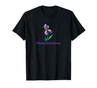 Plant Kindness Purple Iris Illustration T-Shirt
