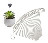 Plant Label Hooks - 30 Pieces Stainless Metal Label Hanger, Garden Sign Hooks Holder | Durable Outdoor Hanging for Flower Baskets, Aliment