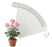 Plant Label Hooks - Garden Sign Hooks Holder, 30 Pieces Rustproof Metal Tag Hanger with Durable Outdoor Design, Hanging Plant Marker Hook, Garden Accessories for Flower Baskets Bird Feeder