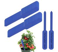 Plant Label Poles | 100 Seedling Names - Readable Dark Ground Labels, Waterproof Decorative Garden Markings for Outdoor Planting, Indoor, Outdoor