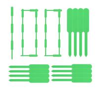 Plant Label Poles | 100 Seedling Names - Readable Dark Ground Labels, Waterproof Decorative Garden Markings for Outdoor Planting, Indoor, Outdoor