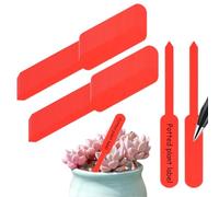 Plant Label Sticks - 100 x Seedling Labels | Gardening Label Waterproof Outdoor | Waterproof Weatherproof Markers | Plant Labels Seedlings 100 x for Pot Flower Beds Vegetable Herb Gardens