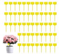 Plant Label Tags, Plant Label Inserts, Garden Plant Labels, Pack of 100 Plant and Flower Labels, T-shaped Garden Inserts, Writeable Tags for Succulents, Flowers, Gem