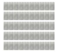 Plant Label Tree Tags, 50Pcs 3.15x1.8inch Aluminum Plant Labels Tree Tagging Plant Identification Markers Reusable for Agriculture, Garden