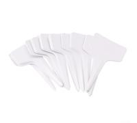 Plant Labeling Tools Made of PVC for Garden Use on Orchids Roses Shrubs and Herb Types Reusable and Weather Resistant for Outdoor Placement (100 pcs plant tags.t-shapedt-shaped）)