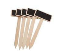 Plant Labels 10 Pieces Plant Wood Label Flower Herb Pot Blackboard Vegetable Labels Decor Gardening for Garden Courtyard Balcony for Greenhouse Accessories