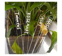 Plant Labels 100PCS Outdoor Label Markers Garden Labels Identification DIY Plant Gardening Weatherproof Vegetable Stake for Greenhouse Accessories
