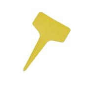 Plant Labels 100pcs Plant Markers Sign Tags Plastic Labels Flower Mark Pots Waterproof for Herbs Garden Tools Supplies for Garden(Yellow)