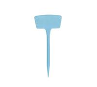 Plant Labels 100Pcs T-Shape Plastic Plant Tags Labels Waterproof Solid Color Flower Seeds Varieties Tagging Marker Garden for Garden(Blue)