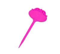 Plant Labels 20/50/100pcs Flower-Shaped Plant Label Thickened Garden Plastic Waterproof Writable Tags Nursery Flower Soil Marker Tool(Pink,50pcs)