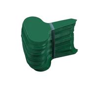 Plant Labels 200pcs Identification Frosted Sign Flower Tree Tag Mark Potted Plant Nursery Signs Prompt Card Plastic T-Type Label for Garden(Green)