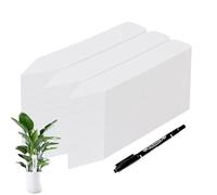 Plant Labels - 300 Pieces Plant Label Stake, Garden Labels Markers, Smooth Easy Planting Markers, Waterproof Name Identification Tool for Flowers Trees Seedlings Fruit Vegetables Home Garden Outdoor U