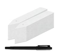 Plant Labels | 4" Waterproof Reusable Signs - 100 Pieces Gardening Plant Labeling Stakes - for Planting Outdoors Indoor Greenhouse and Patio