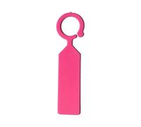 Plant Labels 500pcs Garden Planting Tag Ring Hook Tree Markers Sign Plastic Waterproof Re-Usable Hanging Label Stake(Pink)