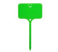 Plant Labels 50PCS Garden Plant Labels Marker Colorful Classification Sorting Bonsai Sign Tag Ticket Plastic Writing Plate Board Card(Green-50pcs-B)