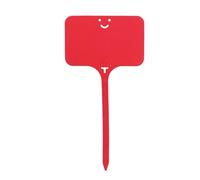 Plant Labels for Outdoor Plants 200PCS Garden Plant Labels Marker Colorful Classification Sorting Bonsai Sign Tag Ticket Plastic Writing Plate Board Card(Red1)