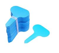 Plant Labels for Outdoor Plants Garden Labels Plant Classification Sorting Sign Tag Ticket Plastic Writing Plate Board Plug in Card Colorful(Blue,100pcs)