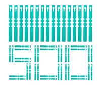 Plant Labels for Seedlings - PVC Garden Markers 500 Pieces | Reusable Plant Tags with Adjustable Rings for Trees, Vegetables, Flowers | Indoor Outdoor Greenhouse Nursery, Raised Beds, Gardening