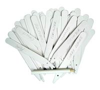 Plant Labels Plastic 50- Durable Easy Write Surface Garden Plant Tags and Plant Name Labels Seed Labels for Outdoor and Indoor Plants, Herbs, Flowers, and Vegetables