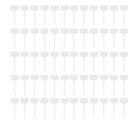 Plant Labels Tags, Plant Labels Stakes - 100 Pieces Waterproof Seedling Marker Signs T Shaped Nursery Labels - Marking Tags for Succulents, Flowers, Vegetables, Orchids