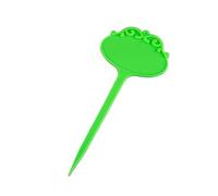Plant Labels Tags， Plastic Flower Shaped Plant Markers Labels Tags Multicolor 6.5x16cm 20/50/100 PCS(Green,100PCS-16X6.5X5CM)