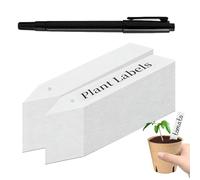 Plant Labels, Waterproof 4-Inch Reusable Signs, 100-Piece Garden Markers with Durable Material, Plant Identification Tags Sturdy Build, Reusable Garden Signs with Practical Design, Gardening Accessory