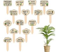 Plant Labels with - /4.33 x 2.64 inch Plug-in Labels 12 cm for Rooms, Balconies, Gardens - Peer Caps Plants Peer Labeling - Growing Caps