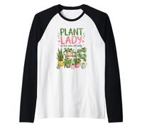 Plant Lady is the New Cat Lady Kawaii Houseplant Lover Raglan Baseball Tee