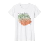 Plant Lady Line Art - Aesthetic Minimalist Boho Floral T-Shirt
