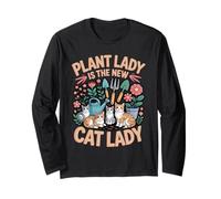 Plant Lady New Cat Lady Horticulture Garden Plant Gardener Long Sleeve T-Shirt