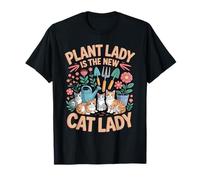 Plant Lady New Cat Lady Horticulture Garden Plant Gardener T-Shirt