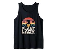 Plant Lady with Dirt Under Her Nails Retro Gardening Tank Top