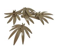 Plant Leaves 6x5 Swordleaf w/ Open O Clip Thick 10884 - Qty & Color - LEGO®
