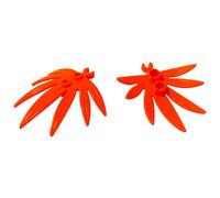 Plant Leaves 6x5 Swordleaf w/ Open O Clip Thick 10884 - Qty & Color - LEGO®