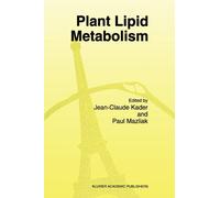 Plant Lipid Metabolism