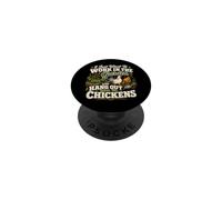 Plant Lover Chickens Gardening Humor PopSockets Adhesive PopGrip
