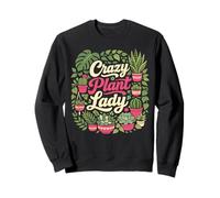 Plant Lover Gardening Crazy Plant Lady Sweatshirt