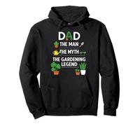 Plant Lover Gardening Dad Dad The Man The Myth The Gardening Pullover Hoodie