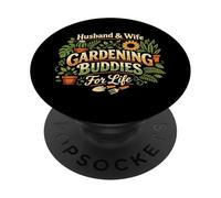 Plant Lover Gardening Husband Wife Marriage Wedding Husband PopSockets Adhesive PopGrip
