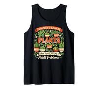 Plant Lover Gardening I Just Want to Be with My Plants and Tank Top