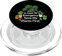 Plant Lover Gardening In Case Of Emergency Save My Plants PopSockets PopGrip for MagSafe