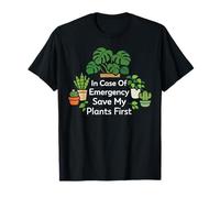 Plant Lover Gardening in Case of Emergency Save My Plants T-Shirt